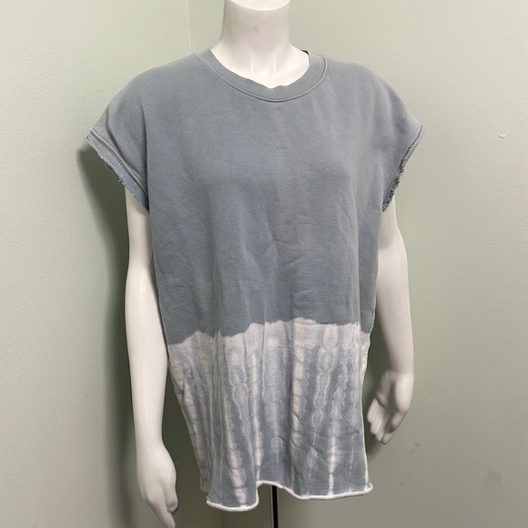 Raquel Allegra tie dye short sleeve sweatshirt - Picture 1 of 8